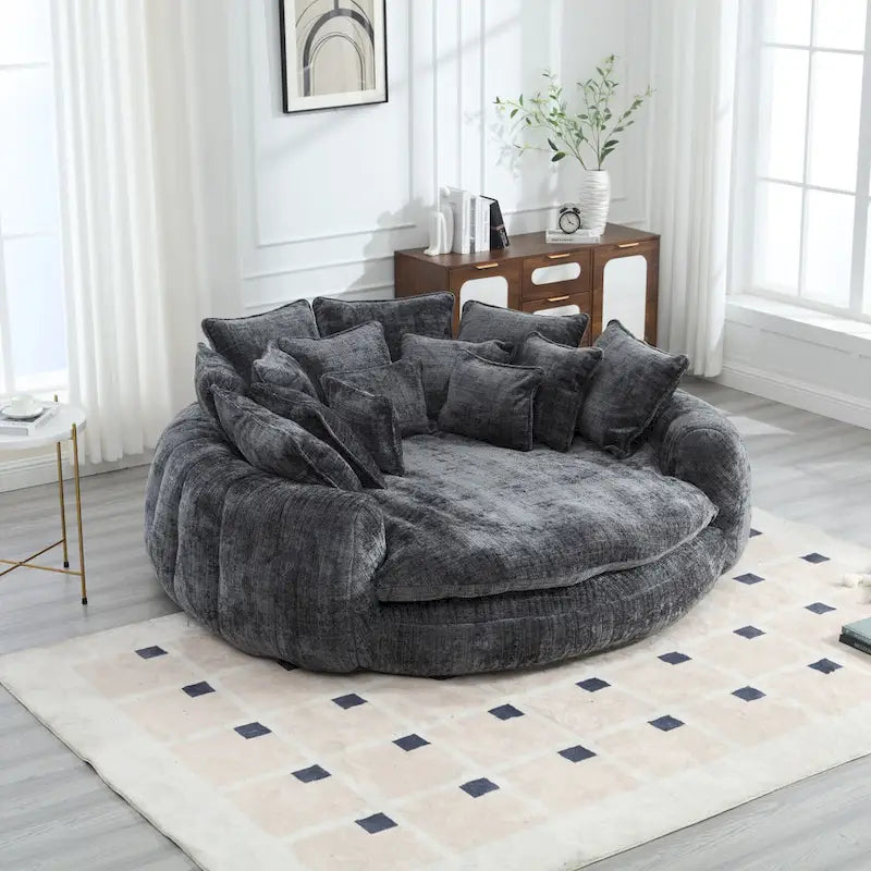 Double Loaf Sofa Bed With Armrests