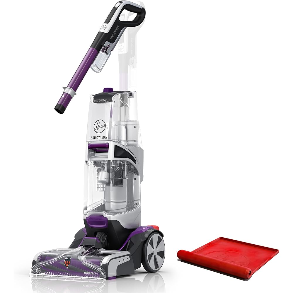 Hoover SmartWash Pet Automatic Carpet Cleaner With Spot Chaser Wand And Storage Mat