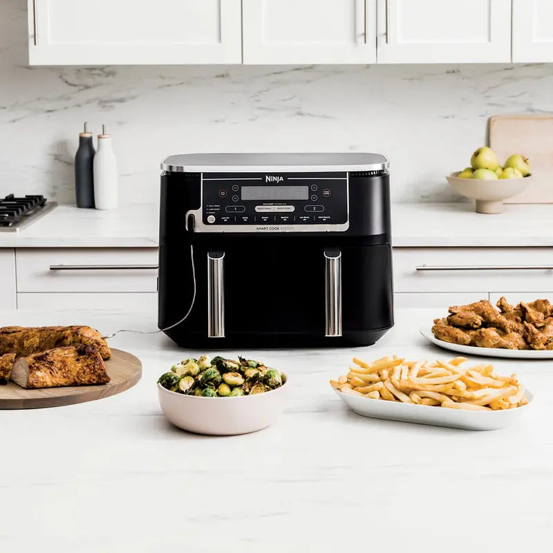 Ninja Foodi DualZone 10-Quart 6-in-1 Air Fryer With Two Independent Baskets