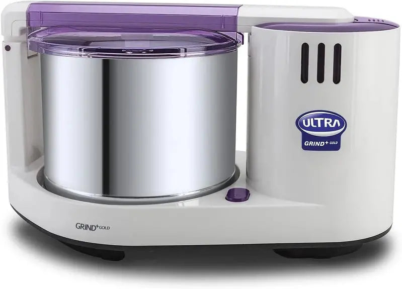 Ultra Wet Grinder, 2-Liter Atta Kneader And Dough Mixer, 110V, Gold - Grind Plus Gold