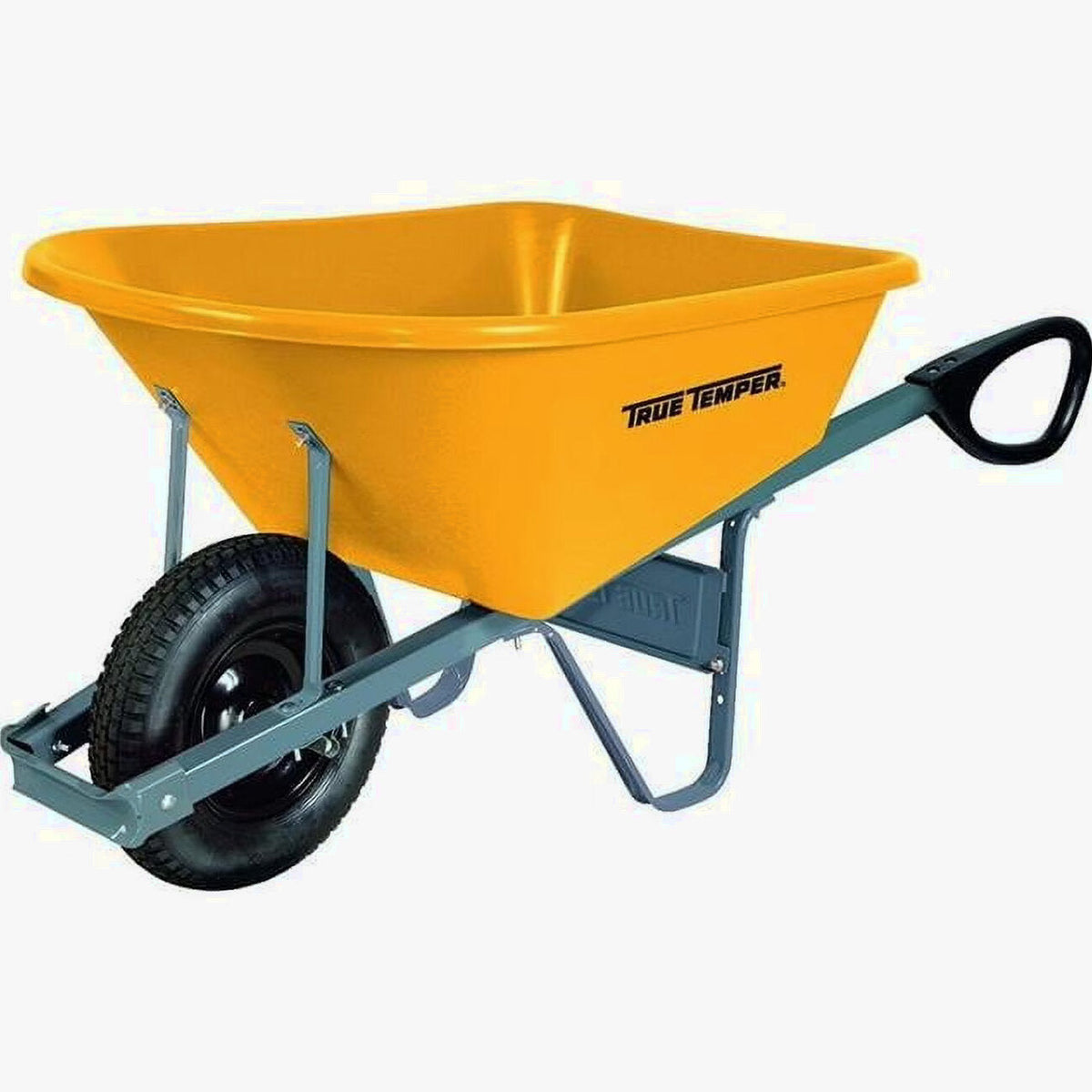 True Temper 6 cu ft. Total Control Poly Wheelbarrow