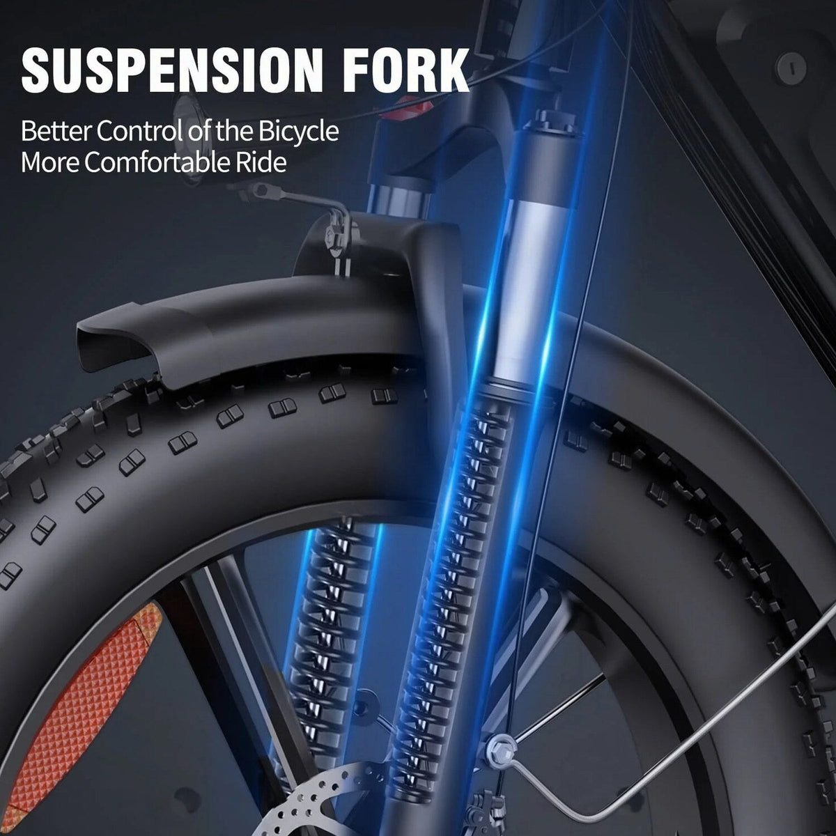 Electric Bike for Adults750W 30-70Miles 48V 15AH Removable Battery Ebike 20" x 4.0 Fat Tire Beach Commuting E-Bike 2 Seater W/Fork Suspension UL2849