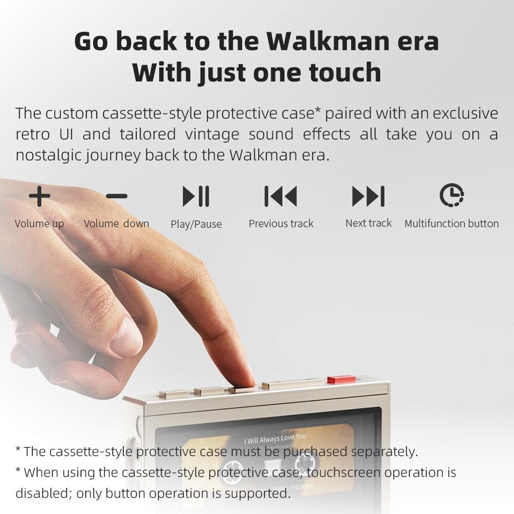 FiiO M21 Android 13 Hi-Res Music Player, Snapdragon 680, Blue-Black