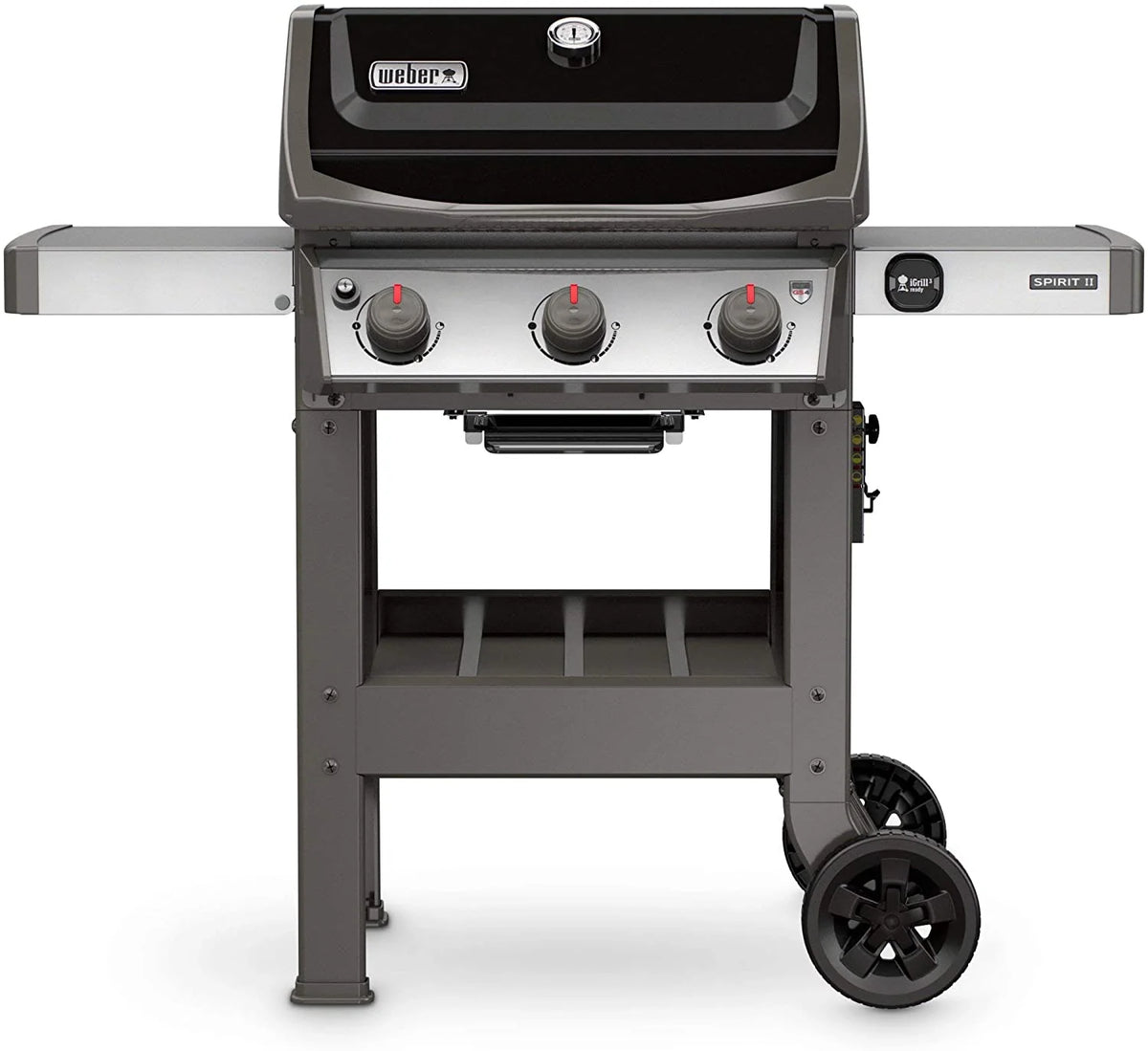 Weber Spirit II E-310 3-Burner Liquid Propane Grill, Black - 45010001