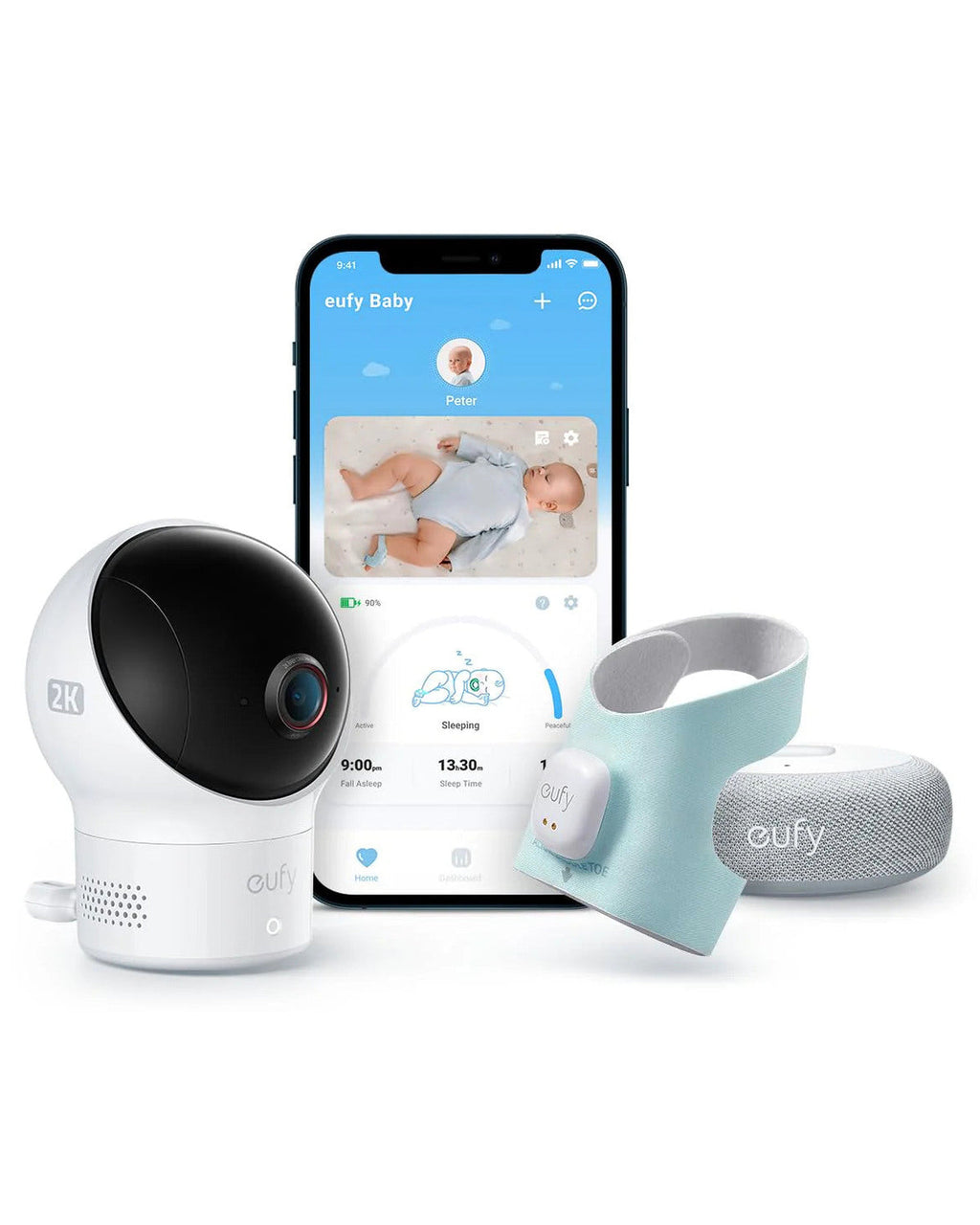 eufy Baby Smart Sock S320 Baby Monitor with 2K Camera