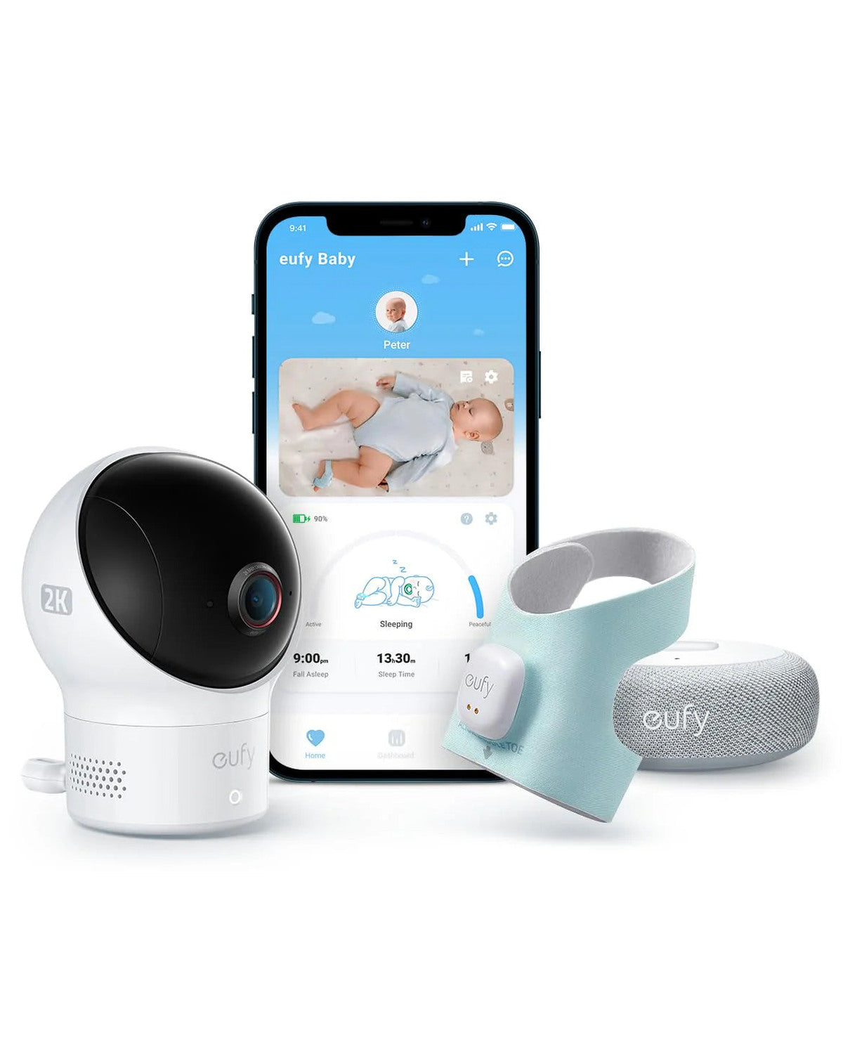 eufy Baby Smart Sock S320 Baby Monitor with 2K Camera