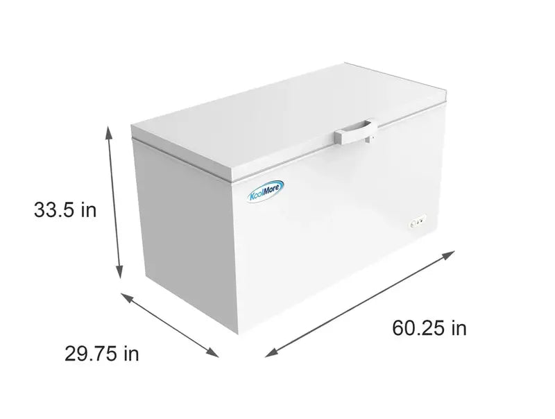 60-Inch Commercial Chest Freezer, 16 Cu. Ft., Locking Lid