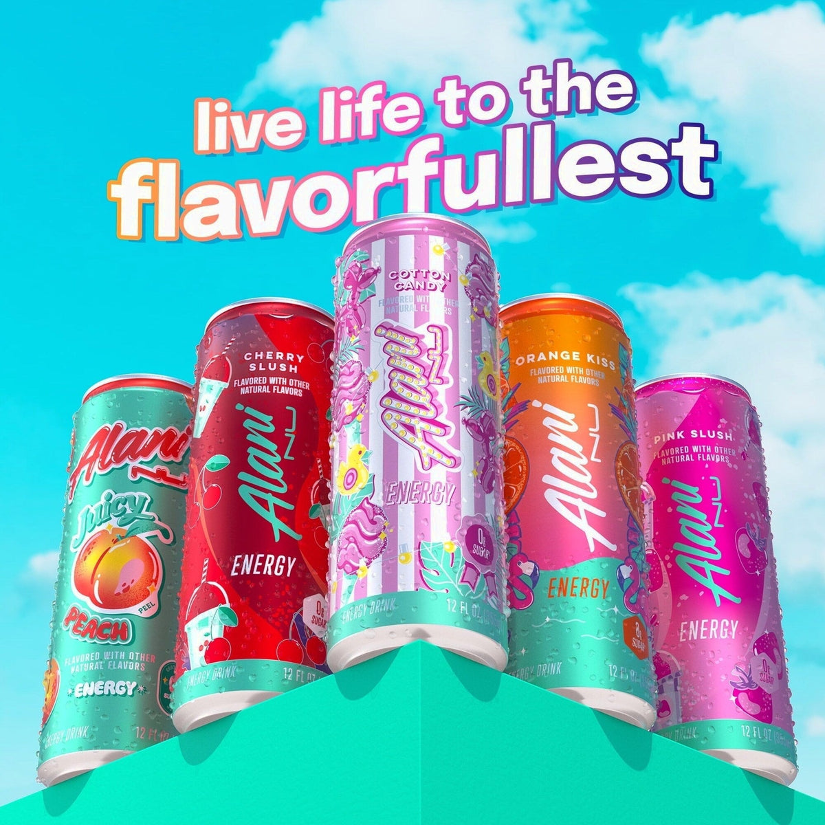 Energy Drink Cotton Candy 12oz pack 24cans