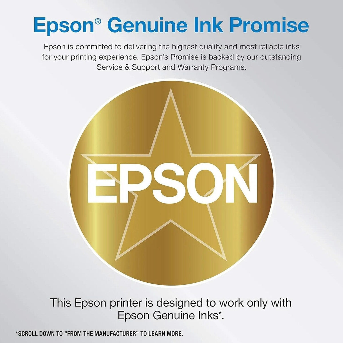 Epson EcoTank ET-4800 Wireless All-in-One Inkjet Printer, White – Cartridge-Free, Scanner, Copier, Fax, ADF, Ethernet, Home Office