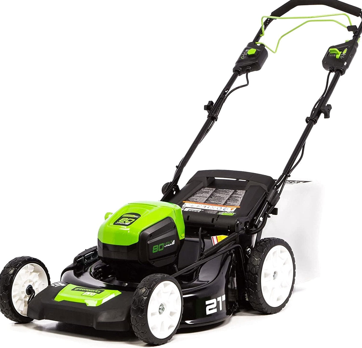 80V Cordless 21′′ Self-Propelled Brushless Lawn Mower | Greenworks