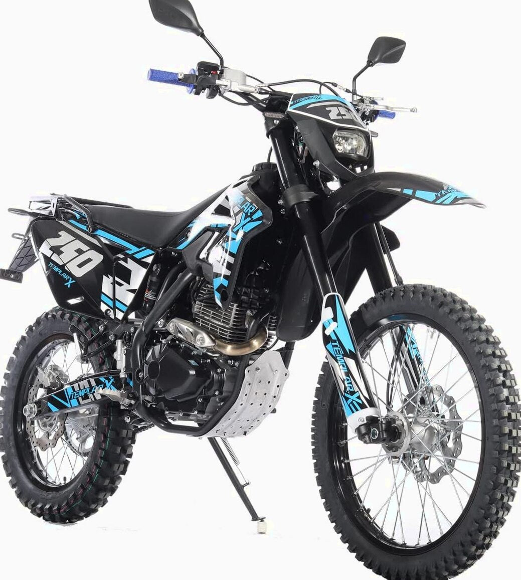 X-PRO Templar X 250cc 6 Speed Dirt Bike with Zongshen Engine Pit Bike Gas Dirt Bikes
