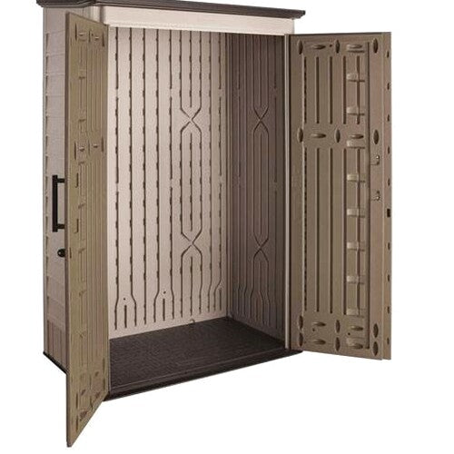 Rubbermaid Outdoor Storage Shed, 52 Cu.Ft., Weather-Resistant, Lockable Doors