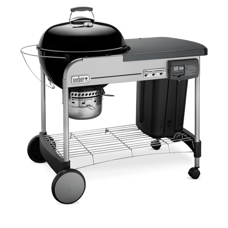 Weber Charcoal Grill, 22, Black - Performer Deluxe