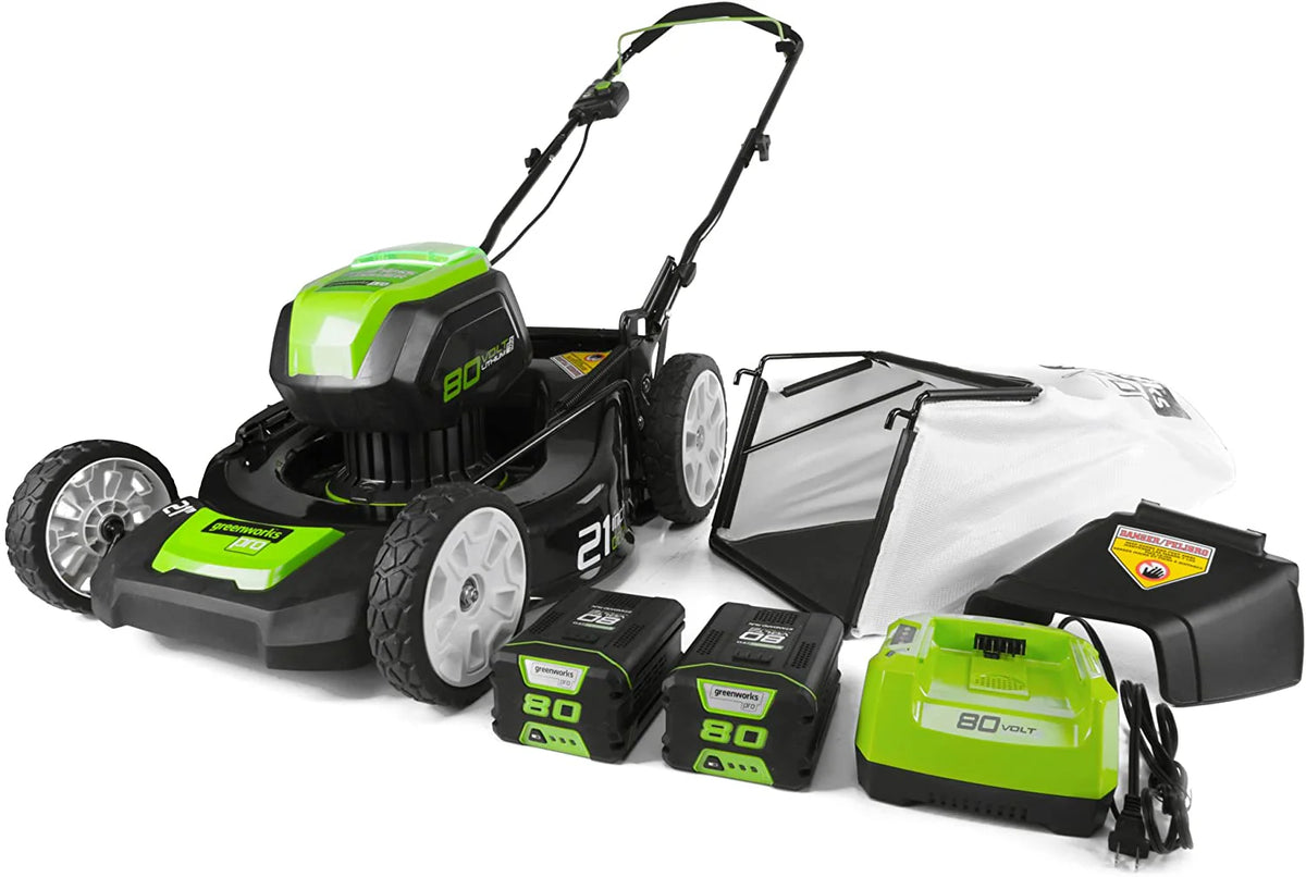 21-Inch 80V Lawn Mower With (2) 2Ah Batteries And Charger - GLM801601