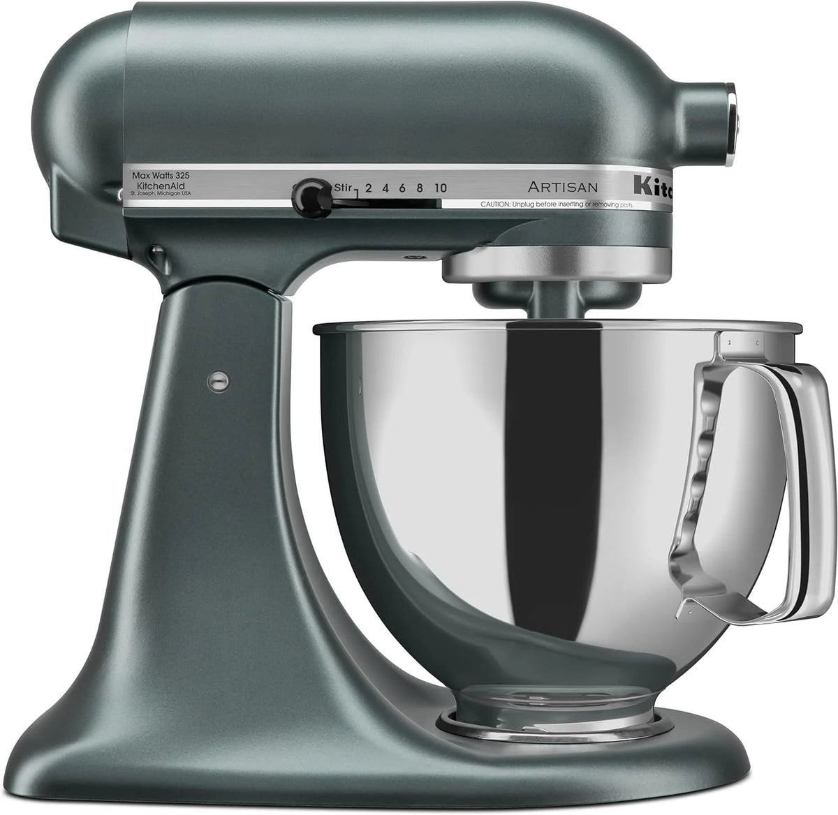 5-Quart Tilt-Head Stand Mixer With Stainless Steel Bowl, 10 Speeds