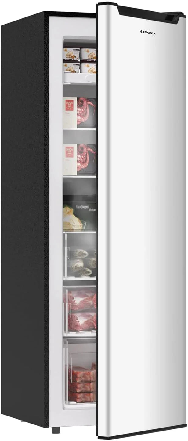 BANGSON Convertible Upright Freezer/Refrigerator, 7.0 Cu. Ft.