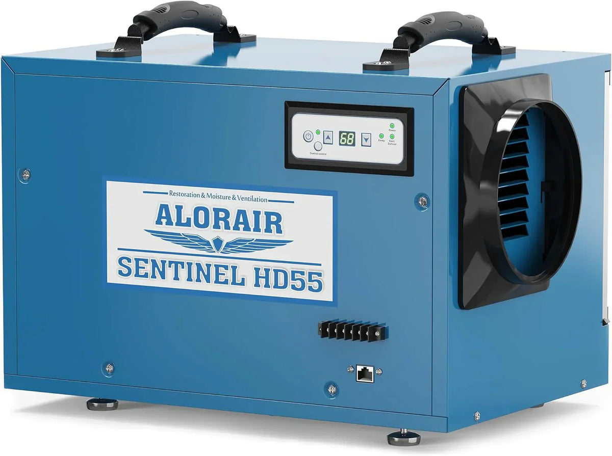 ALORAIR Commercial Dehumidifier 113 Pint, Blue, 1200 Square Feet - HD55 Blue