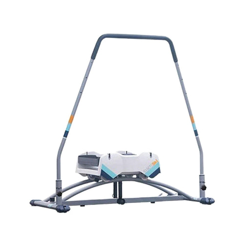 Aeroski 2.0 Ski Fitness Workout Machine with Recoil Spring Resistance Gray