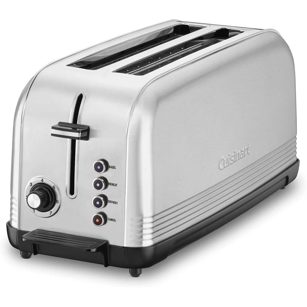 Cuisinart 2-Slice Long Slot Toaster, Stainless Steel, Silver - CPT-2500