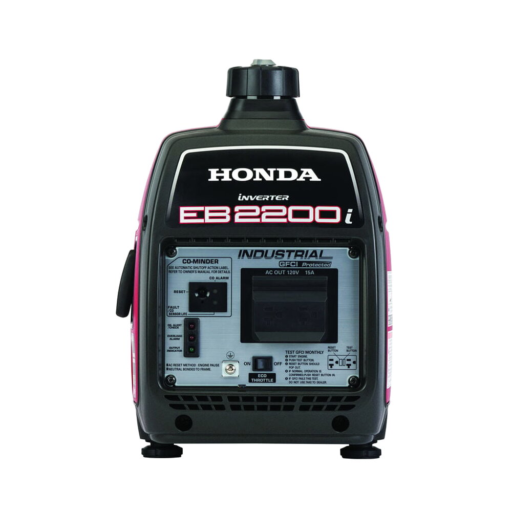 Industrial Generator Gas 121cc 2200W with CO Minder EB2200ITAN from Honda