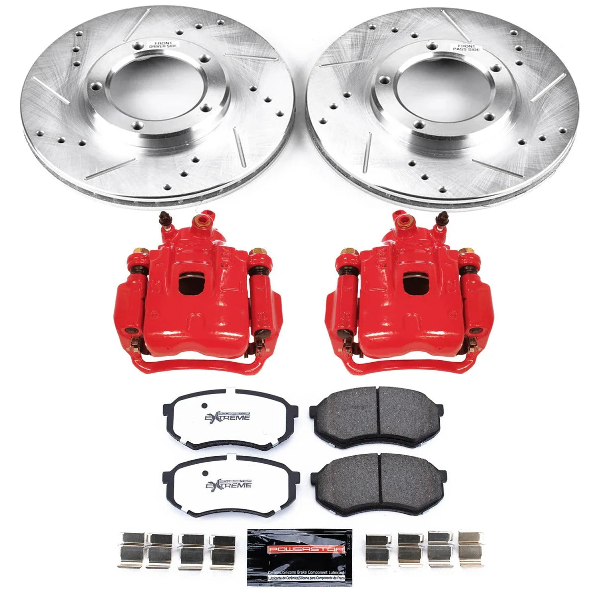 Powerstop Z36 Extreme Truck And Tow Front Brake Disc And Caliper Kit - Z36