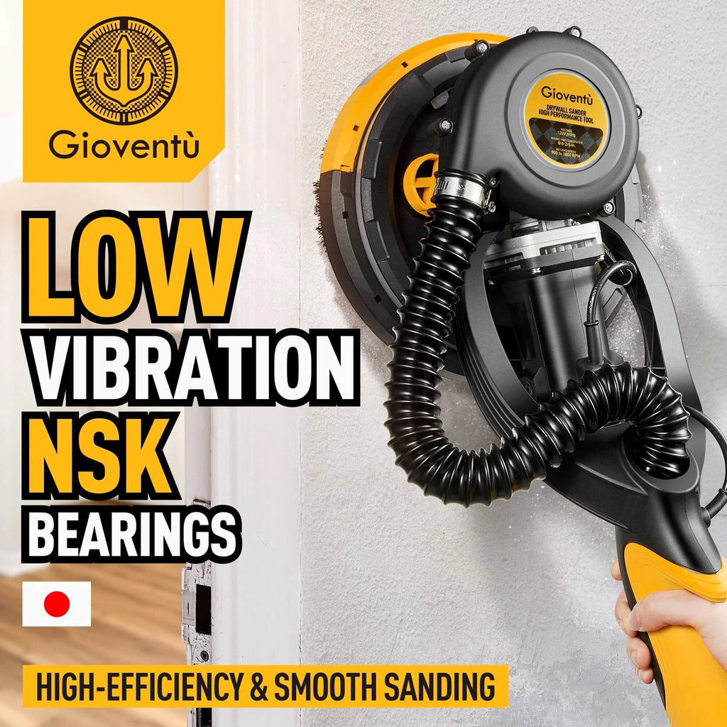 Giovent Electric Drywall Sander with Vacuum for Popcorn Ceiling