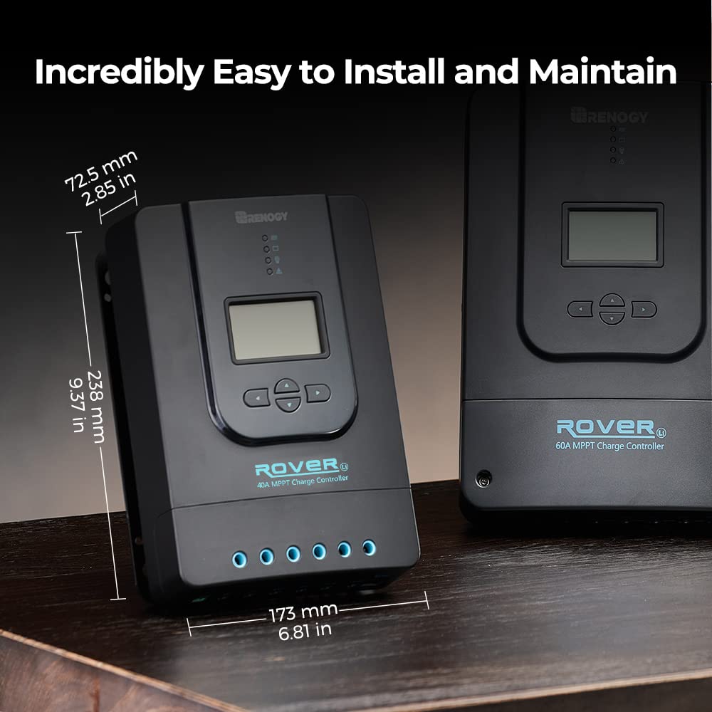 Renogy Rover 40A 12V/24V MPPT Solar Charge Controller