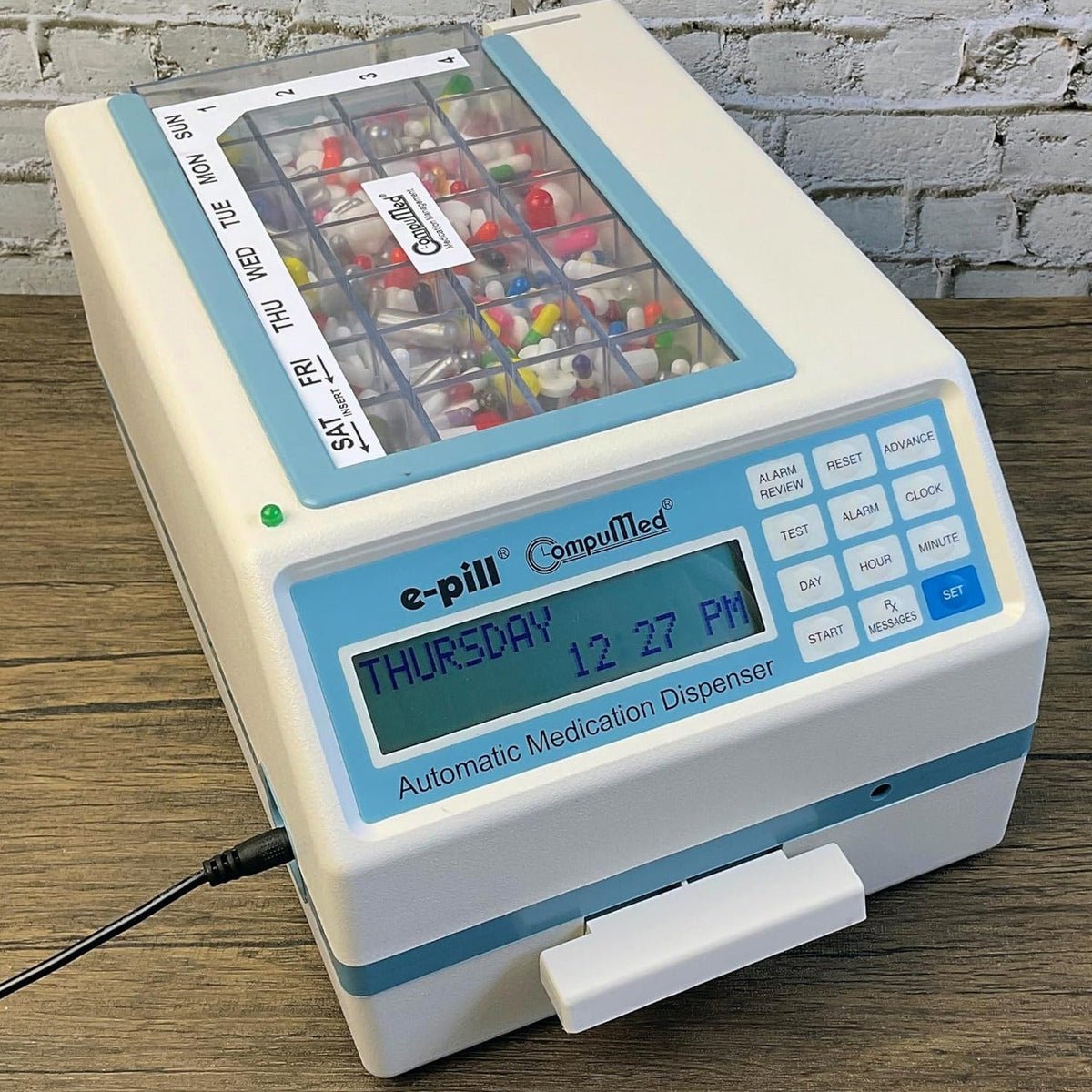 CompuMed - Tamper Resistant Automatic Pill Dispenser - AC Powered