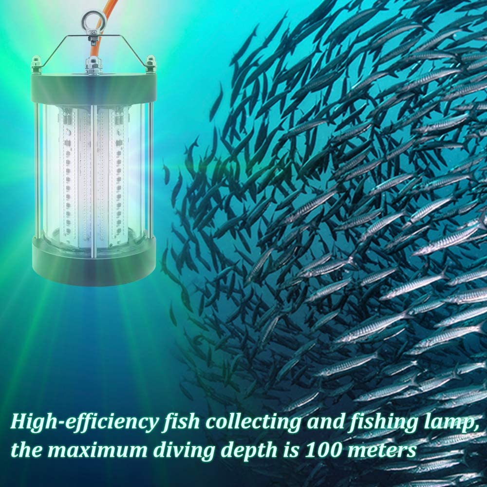 NS LED Underwater Fishing Light, 500W, 35,000 Lumen, IP68, AC110V