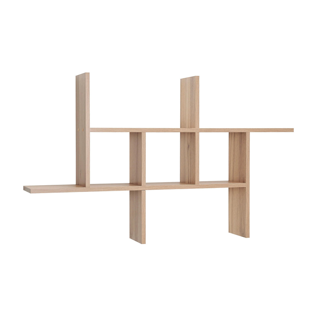 Cantilever Floating Wall Shelf, 24 x 5.75 x 40 in Laminated MDF
