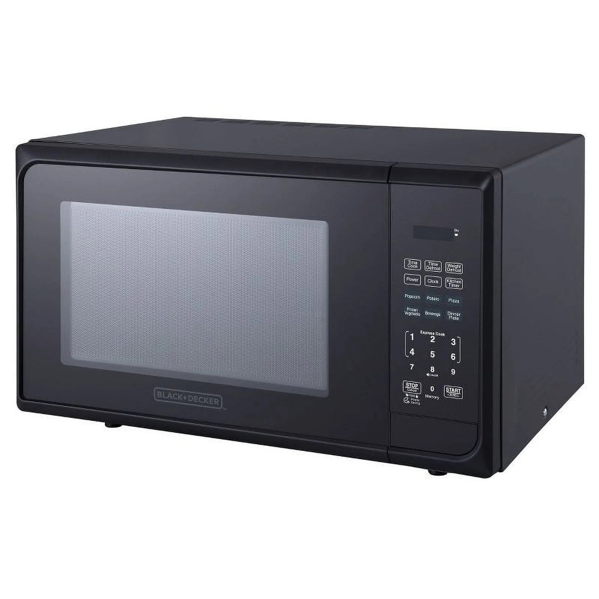 BLACK+DECKER 1.1 Cu. Ft. 1000 Watt Microwave Oven, Stainless Steel - EM031M2CE