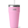 Yeti Rambler 26 oz Stackable Cup with Straw Lid - Power Pink