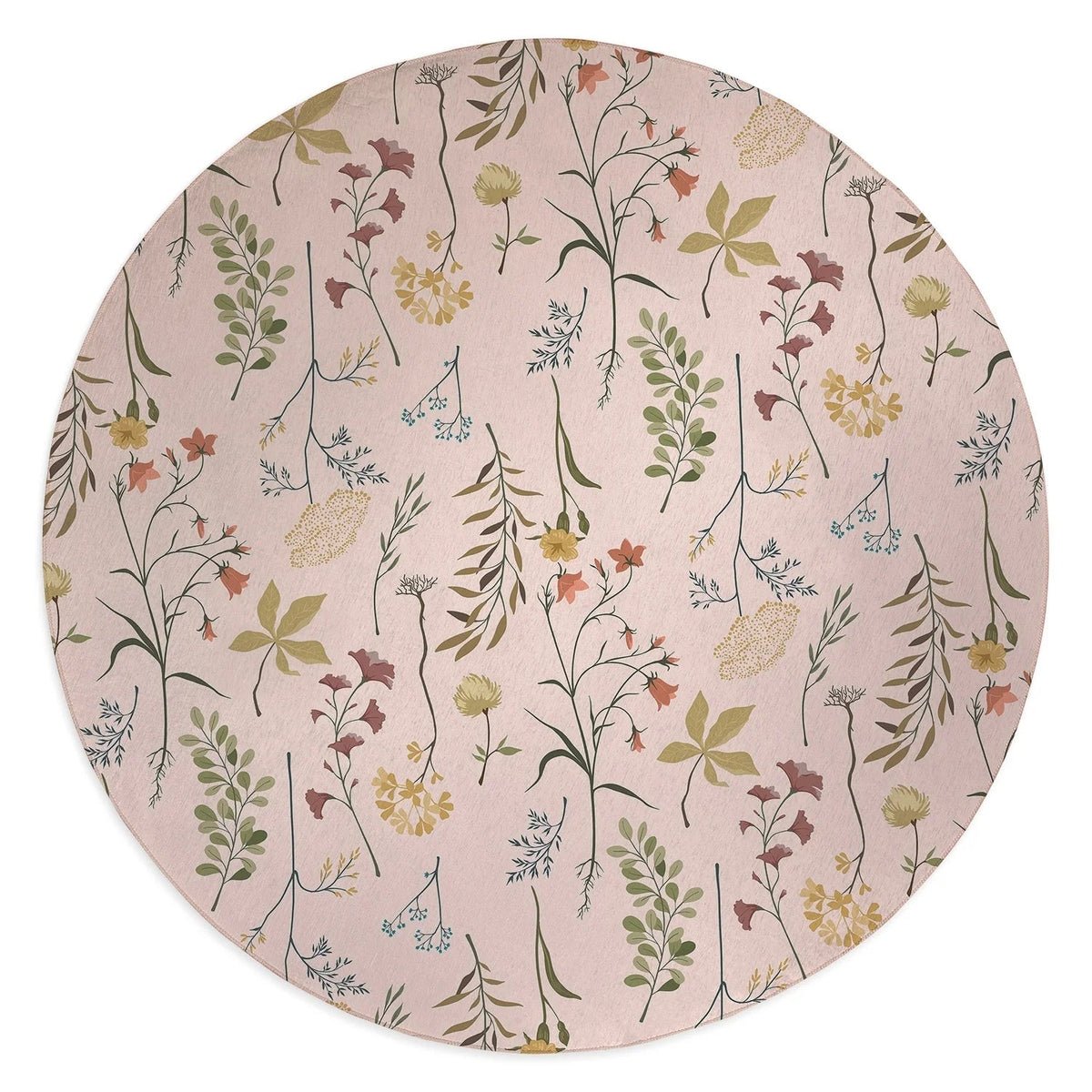 Fall Botanical Floral Anti Fatigue Non Slip Kitchen Mat