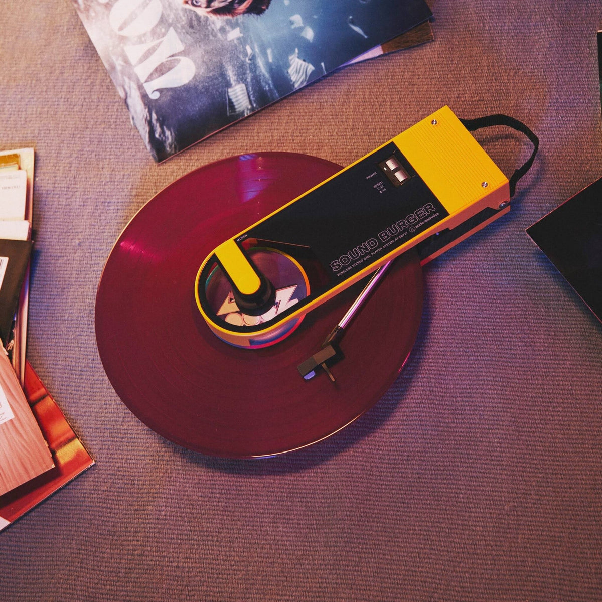 Audio-Technica Sound Burger Portable Turntable AT-SB727-YL
