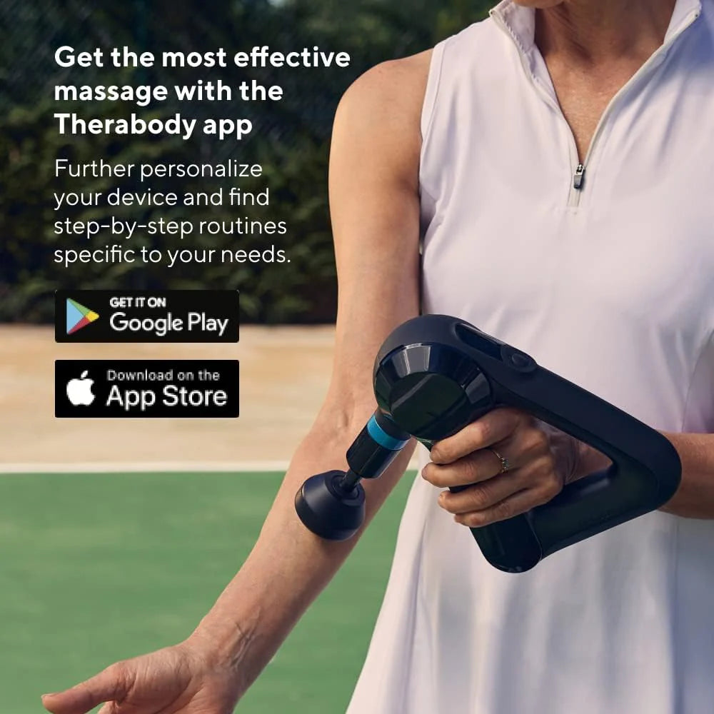 TheraGun Elite Deep Tissue Percussion Massage Gun, Black, 5th Generation