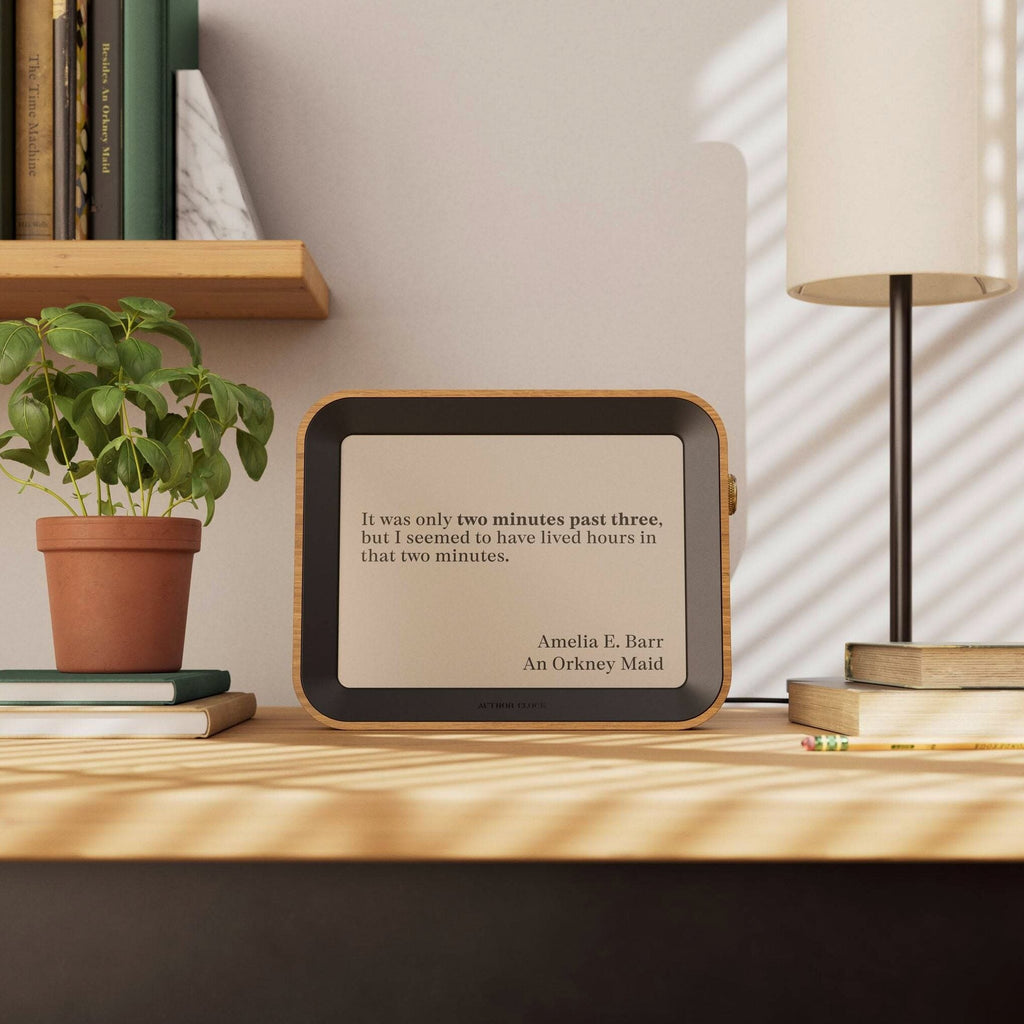 Author Clock - Large