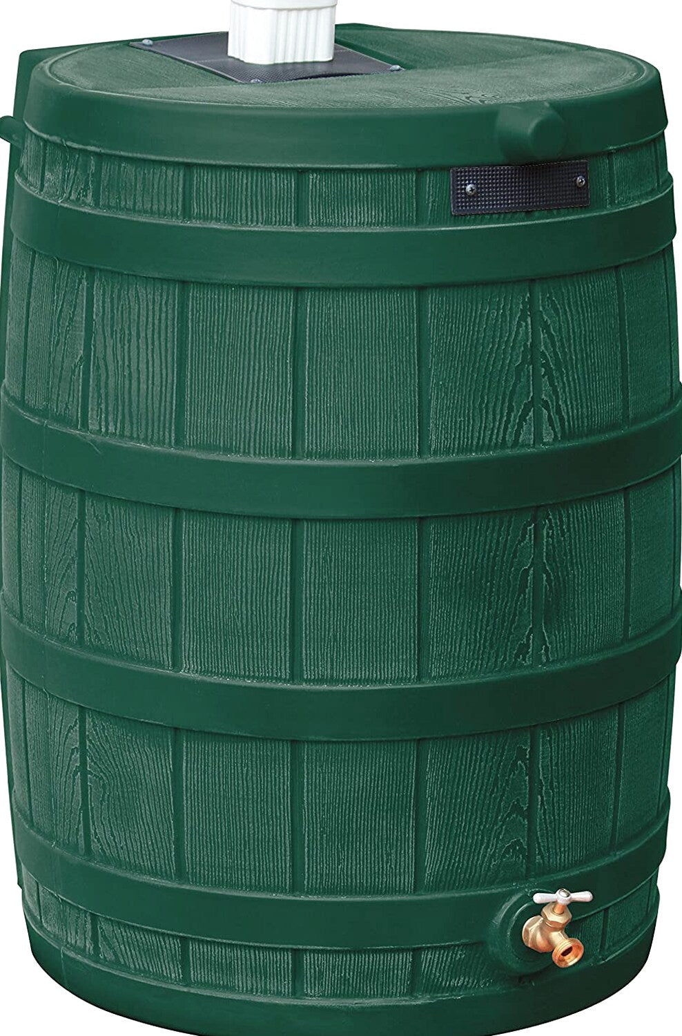 Good Ideas Rain Wizard 50 Gallon Plastic Outdoor Home Rain Barrel Water Storage Collector