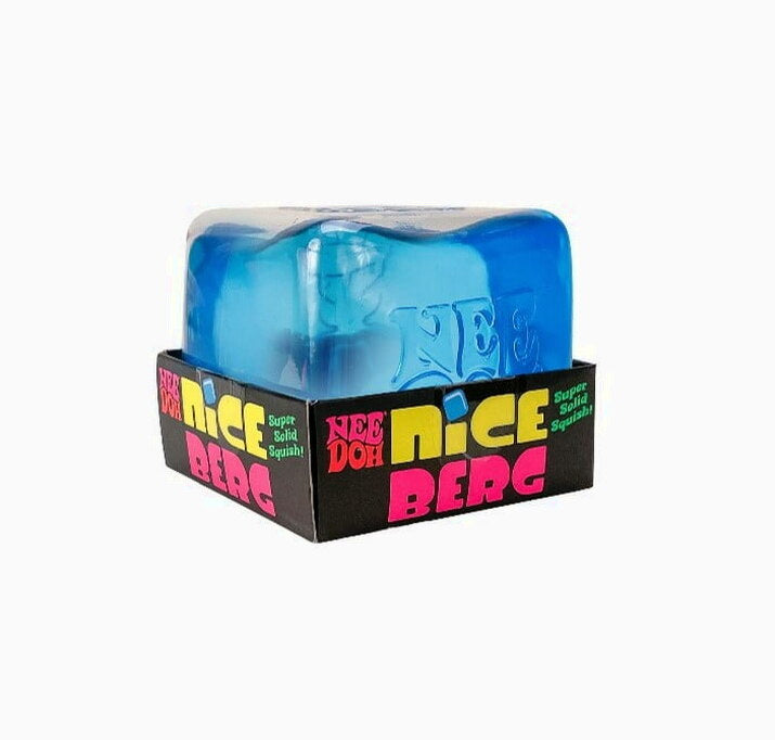 Nice Berg, Satisfying Square Shaped Sensory Toy, Blue, Children Ages 3+