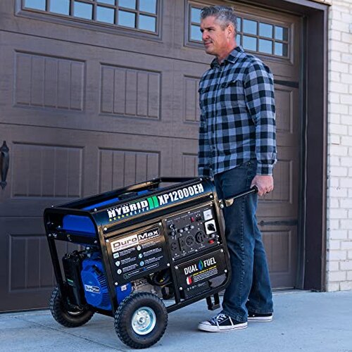 XP12000EH Dual Fuel Generator – 12,000W Gas/Propane, 457cc 4-Stroke Engine, EPA/CARB Compliant