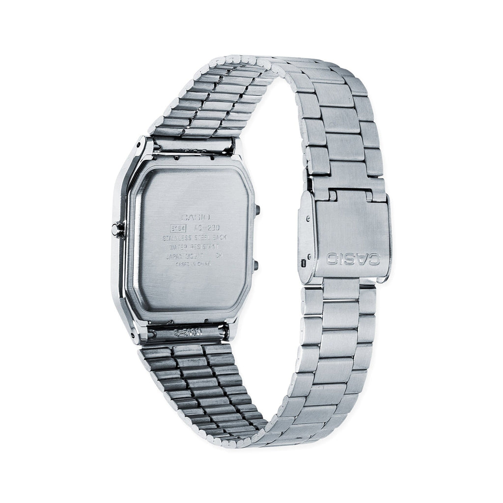 Casio AQ230 Analog Digital Watch - Silver