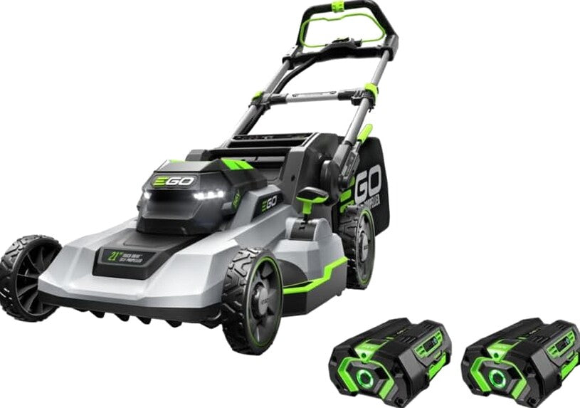 EGO Power+ LM2102SP-A 21-Inch 56-Volt Lithium-ion Self-Propelled Cordless Lawn Mower (2) 4.0Ah Battery and Rapid Charger Included