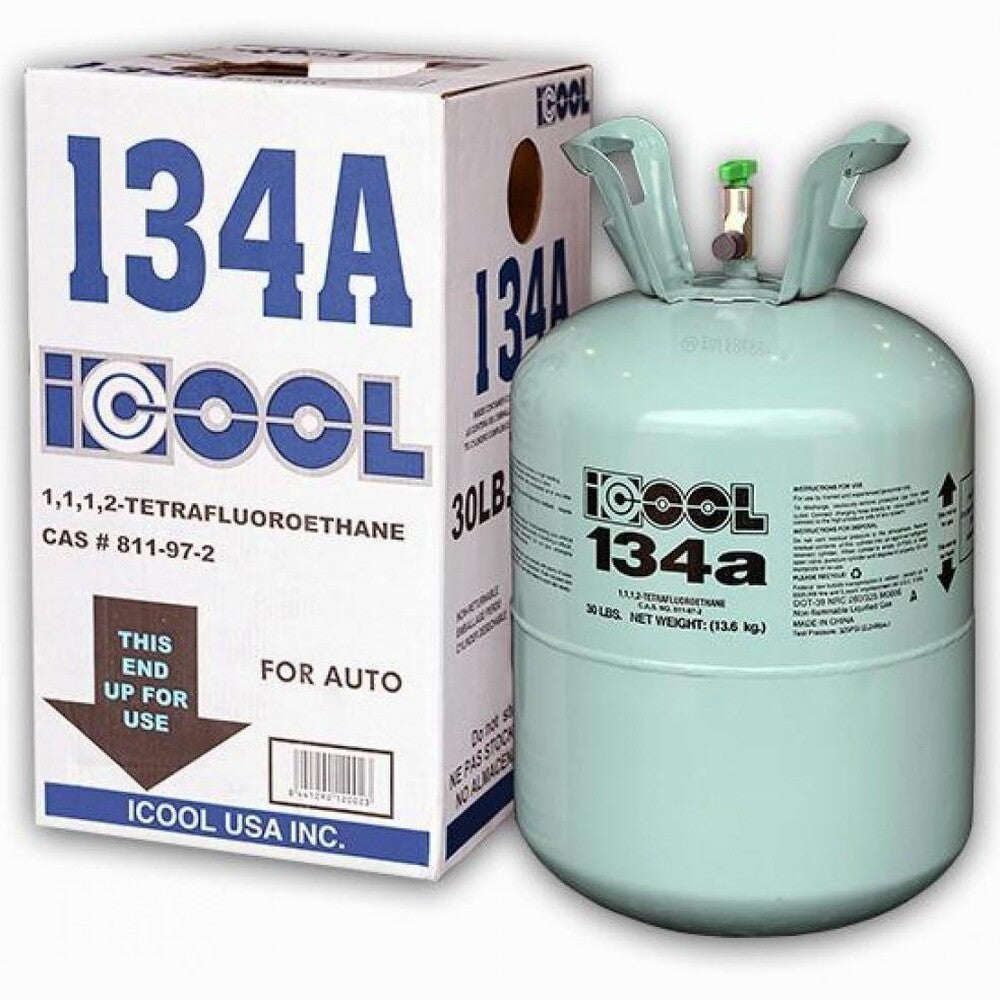 R134A Refrigerant, Full of R-134A, Net 30LB Tank, Suitable for automotive air conditioners, refrigerators-Make in USA