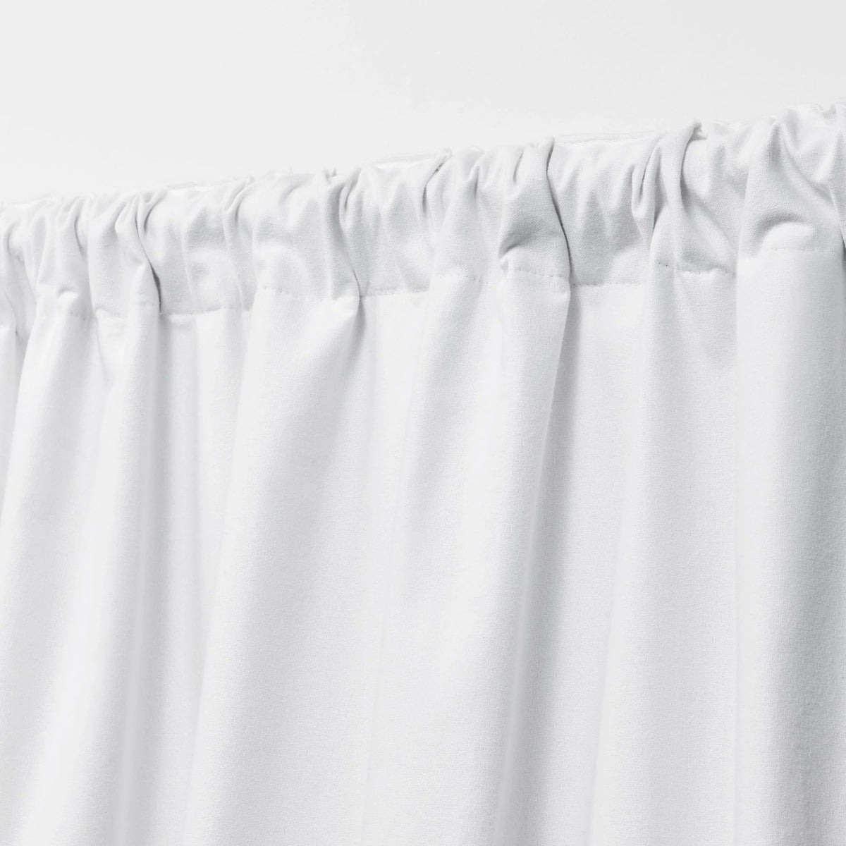 Blackout Single Window Curtain Panel, Back Tab And Rod Pocket, 100% Cotton
