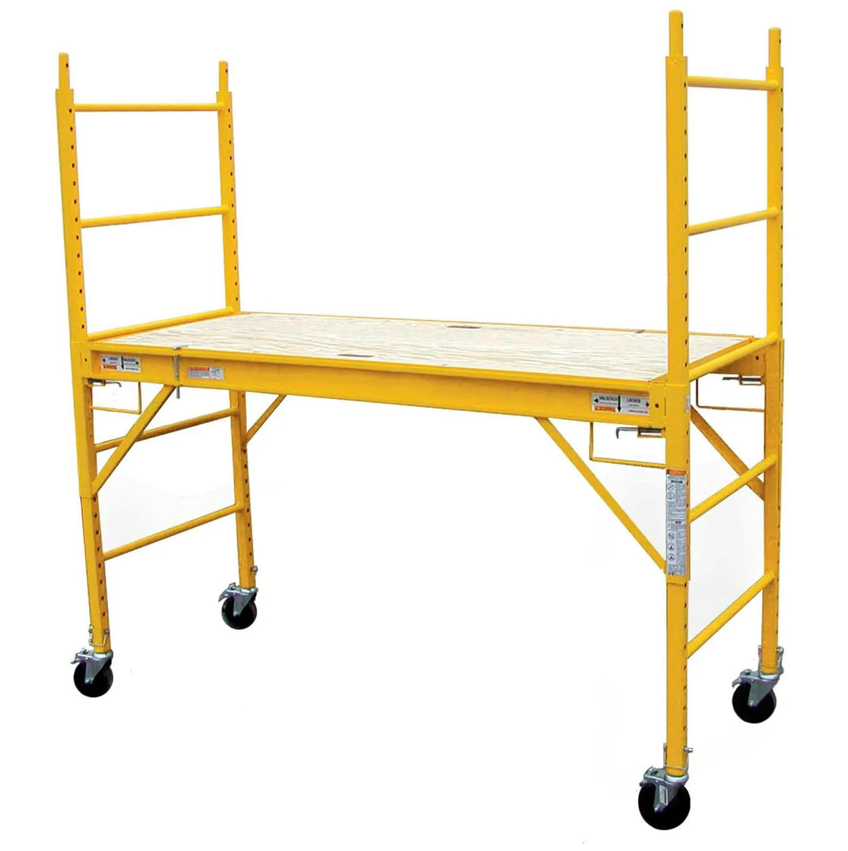 Multipurpose Scaffolding 6-in-1 Foldable Rolling Work Platform - 330 lbs