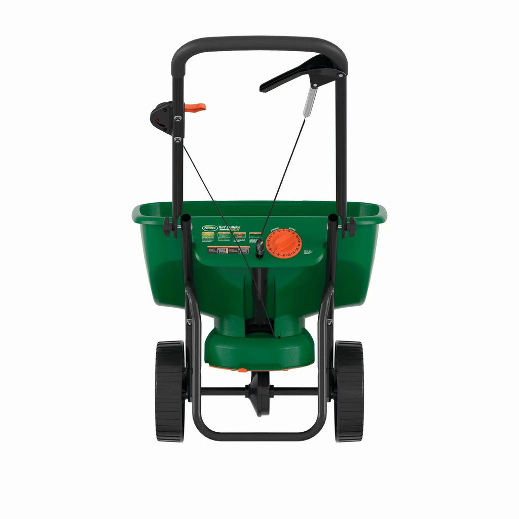 Turf Builder EdgeGuard DLX Broadcast Spreader 15,000 sq. ft.