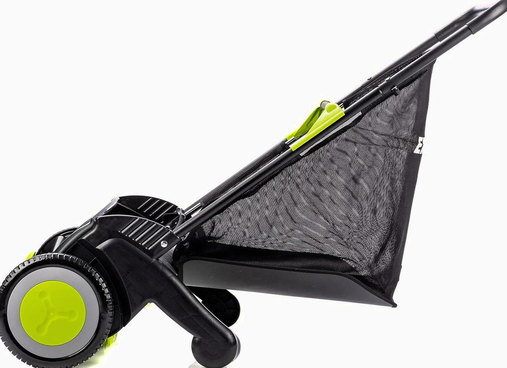 21-Inch Width Leaf &amp; Grass Push Lawn Sweeper, Black