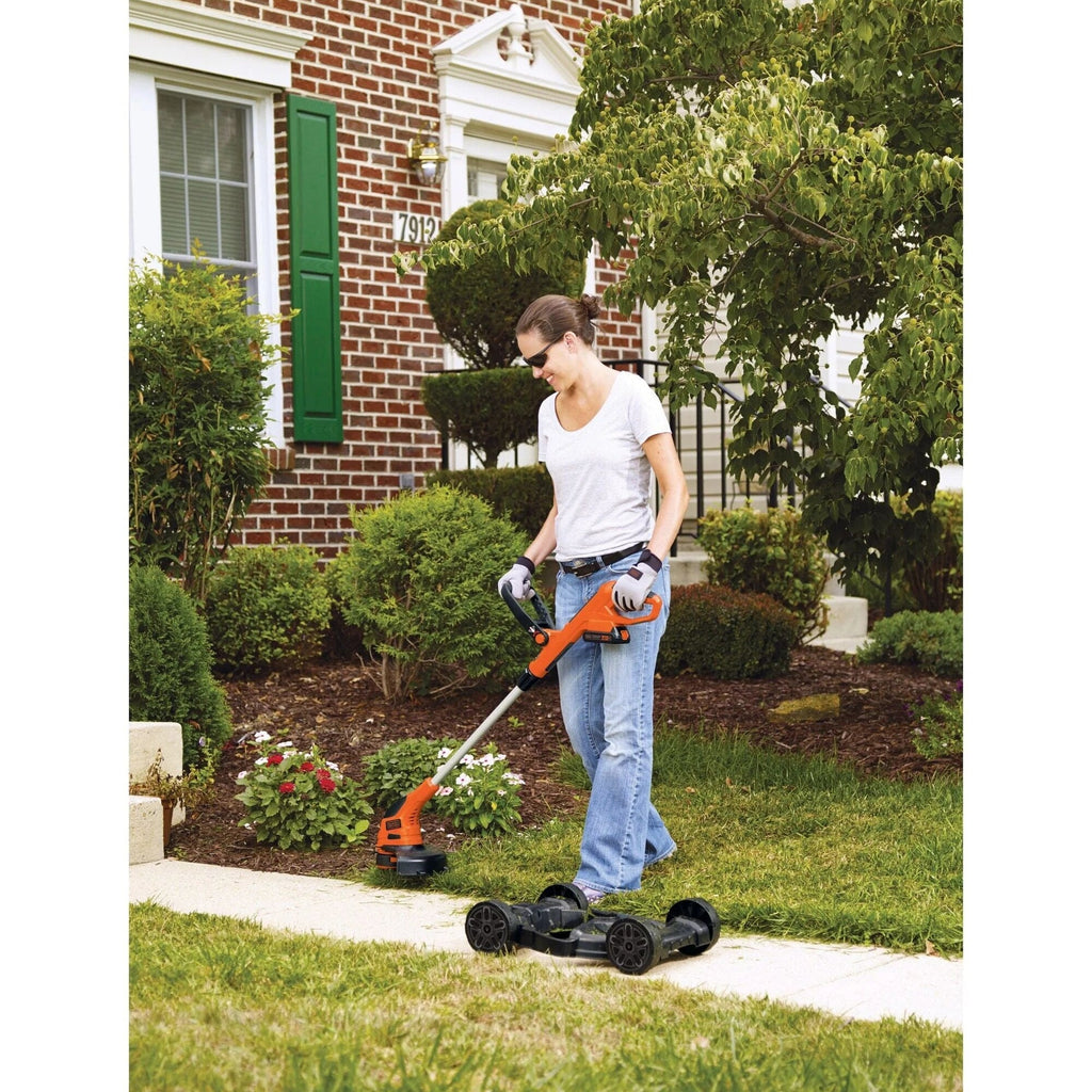 BLACK+DECKER 20V MAX* Lithium 12 inch 3-in-1 Compact Mower, MTC220