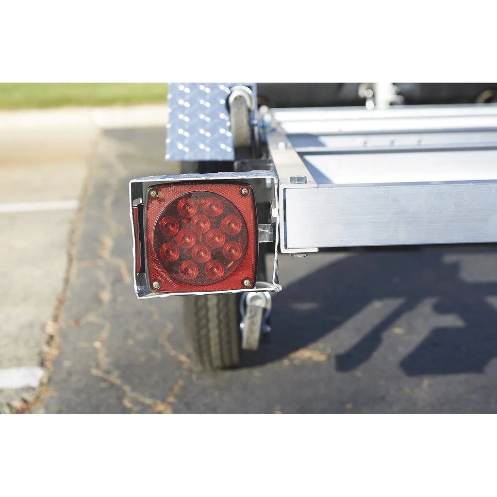 Folding Aluminum Utility Trailer, 4-Ft. x 8-Ft., 1,170-Lb. Load Capacity