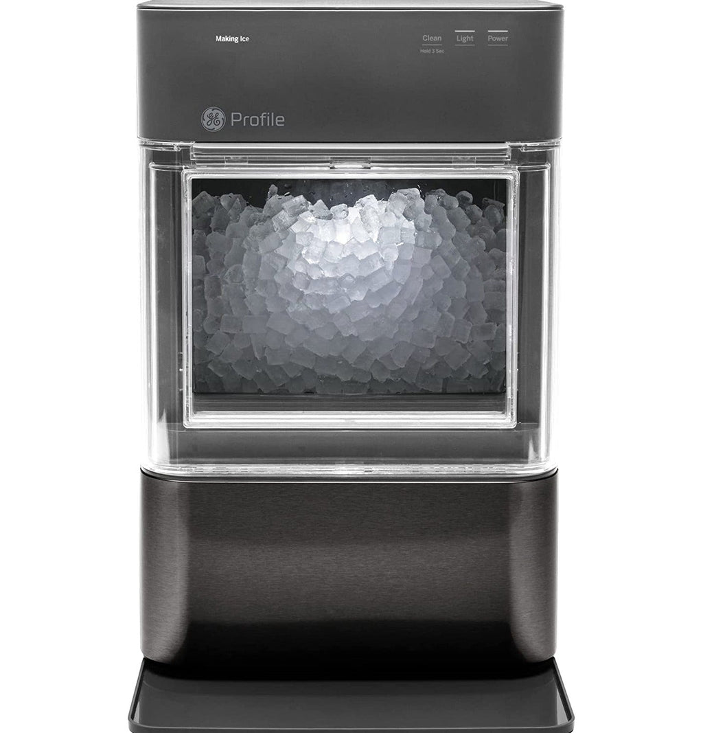 GE Profile Opal 2.0 | Countertop Nugget Ice Maker | Ice Machine with WiFi Connectivity | Smart Home Kitchen Essentials | Black Stainless