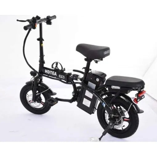 Folding Electric Bike, 250W Fat Tire, Black